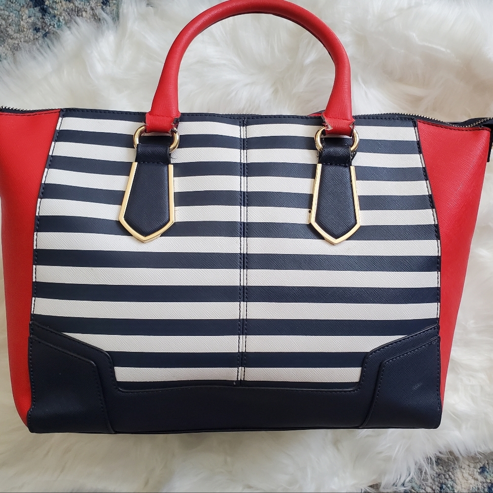 Aldo Red White & Blue Purse, Patriotic, Striped